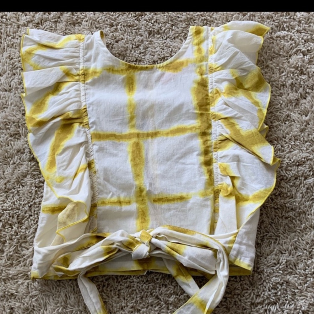 Chandamama ruffle sleeveless top Size 8